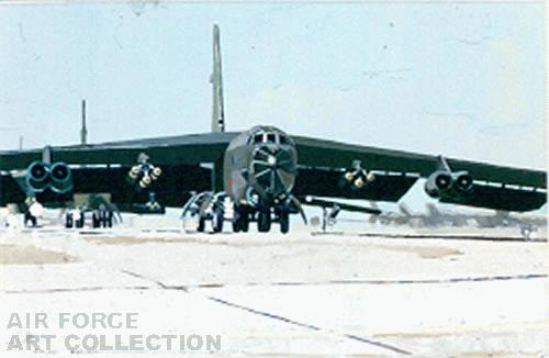 B-52'S TAKING OFF TO BOMB IRAQ